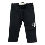 Calvin Klein Leggins Tinta Unita con Elastico In Vita per Bambina IN0IN00081 NERO CALVIN KLEIN 