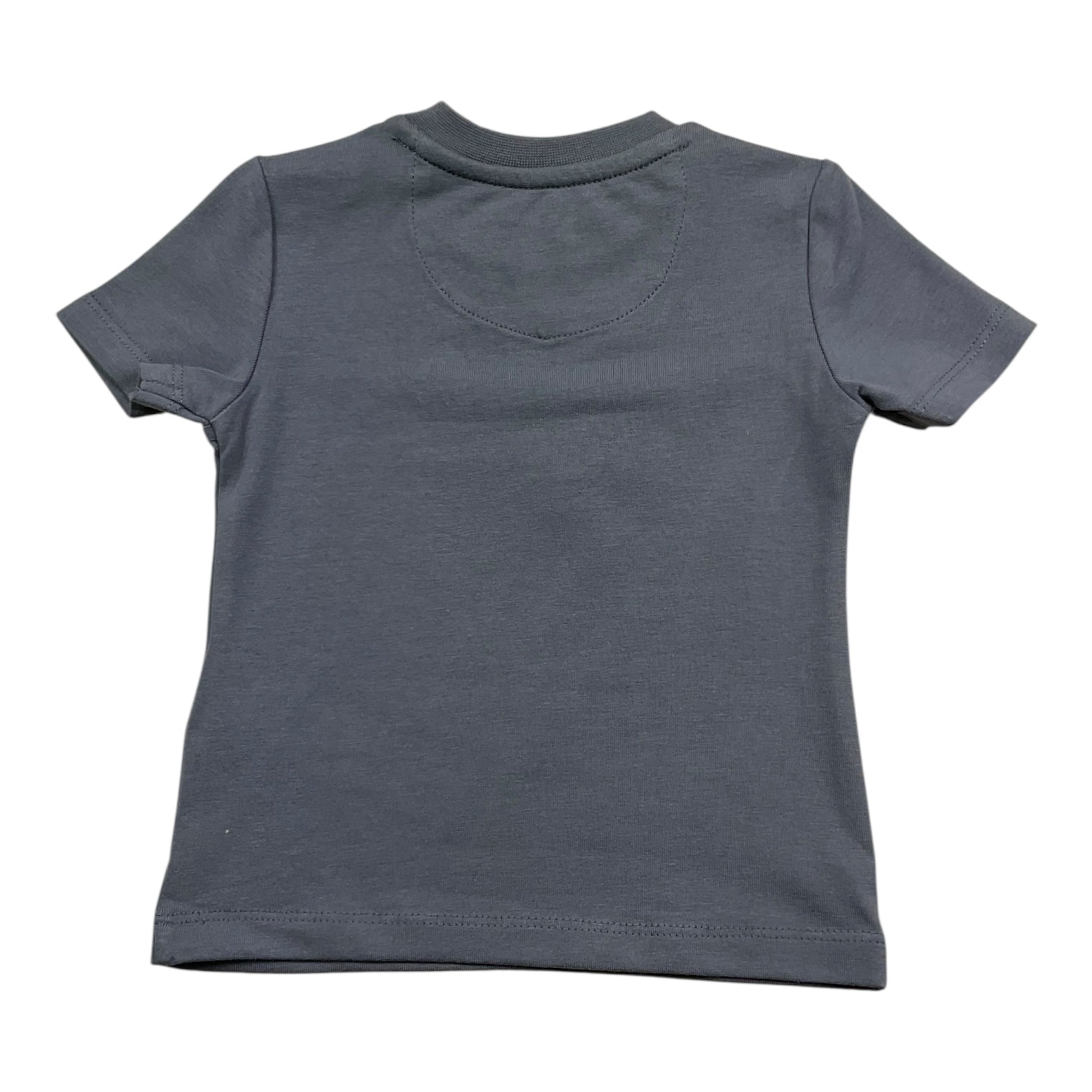 Calvin Klein T-Shirt Girocollo Tinta Unita con Stampa per Neonato IN0IN00292 PETROLIO CALVIN KLEIN 