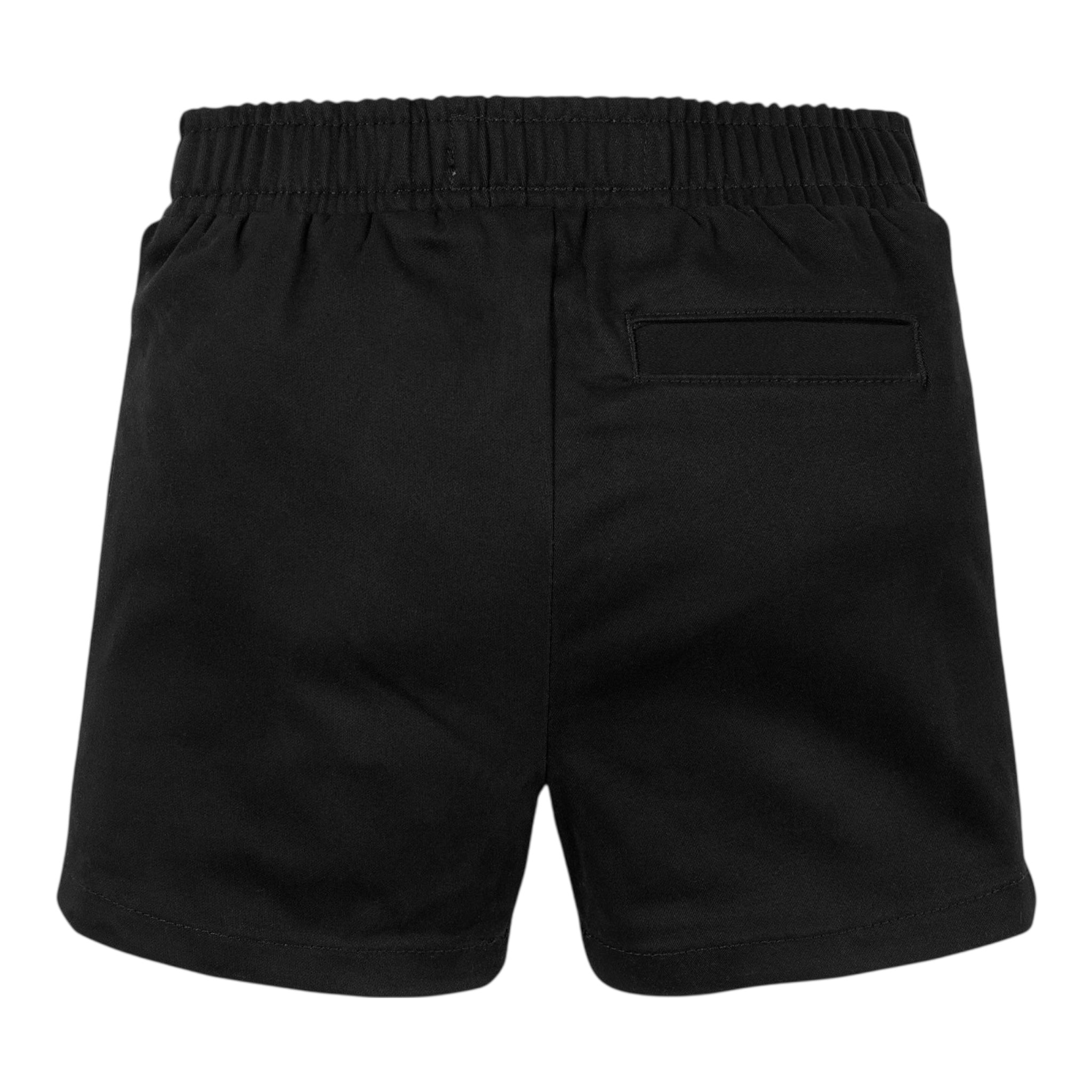 Calvin Klein bermuda Tinta Unita con Elastico In Vita per Neonato IN0IN00317X NERO CALVIN KLEIN 