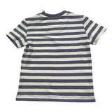 Calvin Klein T-Shirt Girocollo Tinta Unita con Fantasia A Righe per Neonato IN0IN02950 BIANCO CALVIN KLEIN 