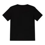 Calvin Klein T-Shirt Girocollo Tinta Unita con Logo per Bambino IU0IU00678X NERO CALVIN KLEIN 