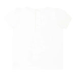 Moschino T-Shirt Girocollo Tinta Unita con Stampa per Neonata MDM03M BIANCO MOSCHINO 