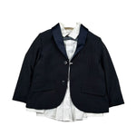 Carlo Pignatelli Completo 3 Pezzi Giacca-Camicia-Papillion per Bambino GIC21102B BLU CARLO PIGNATELLI 