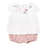 Mayoral Completo 2 Pezzi Canotta-Culotte per Neonata 1663X BIANCO/ROSA MAYORAL 