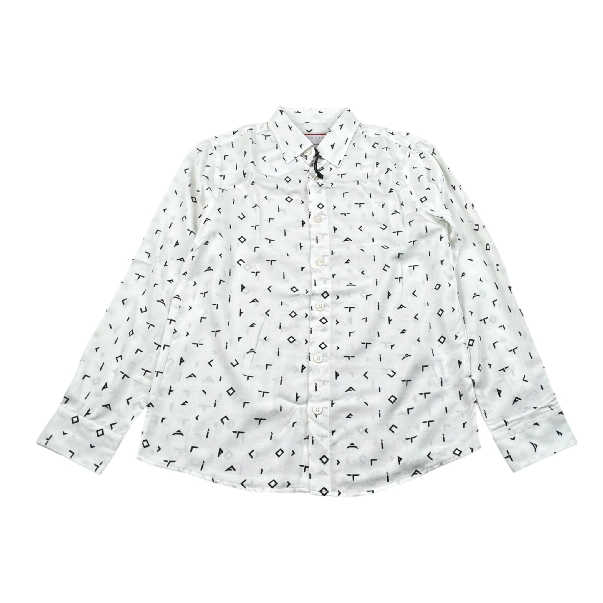 Cesare Paciotti Camicia Tinta Unita con Stampa per Bambino CMP4164J BIANCO CESARE PACIOTTI 