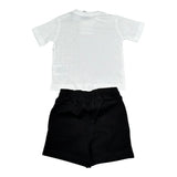 Cesare Paciotti Completo 2 Pezzi Bicolore T-Shirt-Bermuda per Neonato CMP51120B BIANCO/NERO CESARE PACIOTTI 