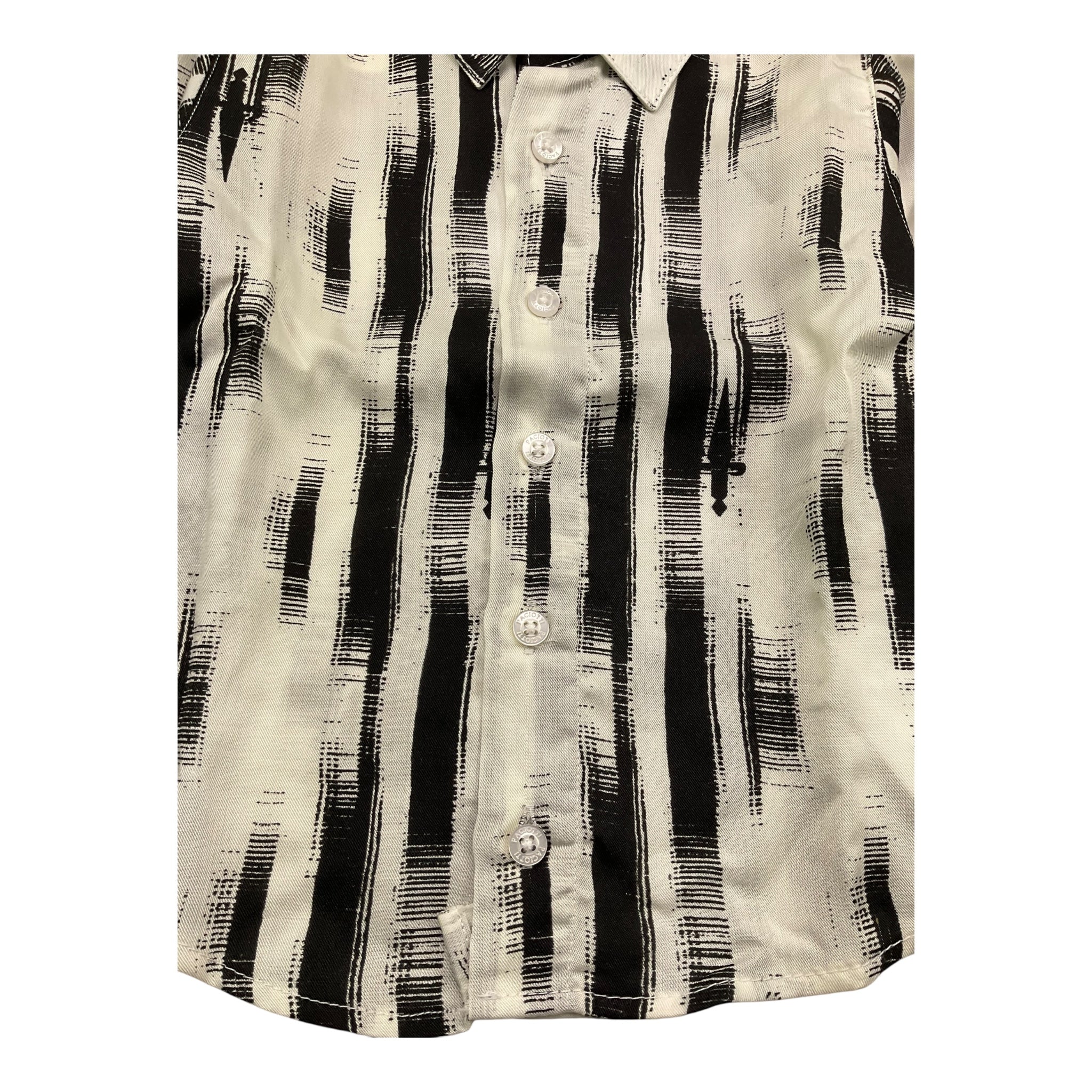 Cesare Paciotti Camicia Manica Lunga Bicolore per Neonato CMP5163B PANNA CESARE PACIOTTI 