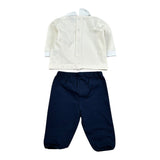 Cesare Paciotti Completo 2 Pezzi Shirt-Ghettina per Neonato CPP5102NX PANNA/BLU CESARE PACIOTTI 