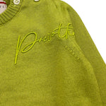 Cesare Paciotti Maglia Girocollo Tinta Unita con Stampa per Neonato MGP5154B VERDE CESARE PACIOTTI 