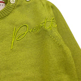Cesare Paciotti Maglia Girocollo Tinta Unita con Stampa per Neonato MGP5154B VERDE CESARE PACIOTTI 