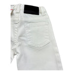 Cesare Paciotti Jeans Tinta Unita con Girovita Regolabile per Neonato PTP5159B BIANCO CESARE PACIOTTI 