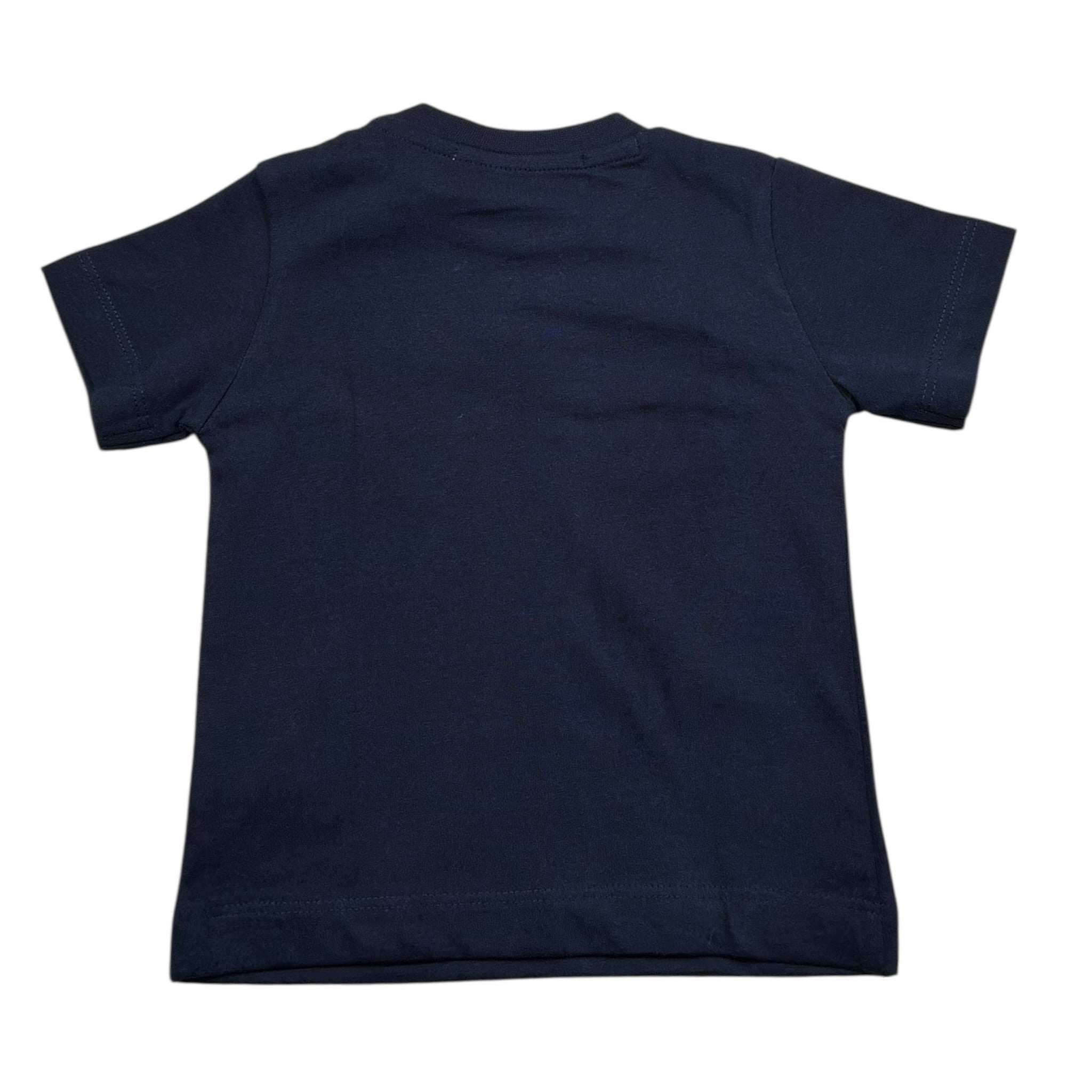 Cesare Paciotti T-Shirt Gitocollo Tinta Unita con Stampa per Neonato TSP3104B BLU CESARE PACIOTTI 