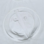 Cesare Paciotti T-Shirt Girocollo Tinta Unita con Stampa per Bambino TSP5114J BIANCO CESARE PACIOTTI 