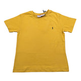 Cesare Paciotti T-Shirt Girocollo tinta unita con Stampa Giallo per Bambino TSP5155BXXX GIALLO CESARE PACIOTTI 