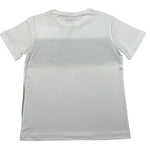 Cesare Paciotti T-Shirt Girocollo Tinta Unita con Stampa per Bambino TSP5157BJ BIANCO CESARE PACIOTTI 