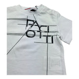 Cesare Paciotti T-Shirt Girocollo Tinta Unita con Stampa per Neonato TSP5165BXX BIANCO CESARE PACIOTTI 