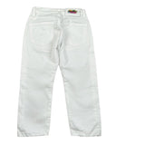 Clochard Jeans tinta unita con Strappi Bianco per Neonato 008N BIANCO CLOCHARD 