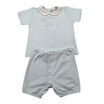 Coccode Completo 2 Pezzi T-Shirt-Culotte Tinta Unita per Neonato C5516777 AZZURRO COCCODE 