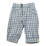 Colori Chiari Completo 2 Pezzi Camicia-Pantalone Bicolore con Fantasia A Quadri Bianco/Azzurro per Neonato MN403080 BIANCO/AZZURRO COLORI CHIARI 