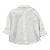 Colori Chiari Completo 2 Pezzi Camicia-Pantalone Bicolore con Fantasia A Quadri Bianco/Azzurro per Neonato MN403080 BIANCO/AZZURRO COLORI CHIARI 