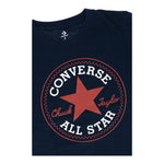 Converse T-Shirt Girocollo Tinta Unita con Logo per Bambino 866500 BLU CONVERSE 