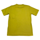 C.P. Company T-Shirt Girocollo Tinta Unita con Stampa per Bambino C7M008 VERDE C.P. COMPANY 
