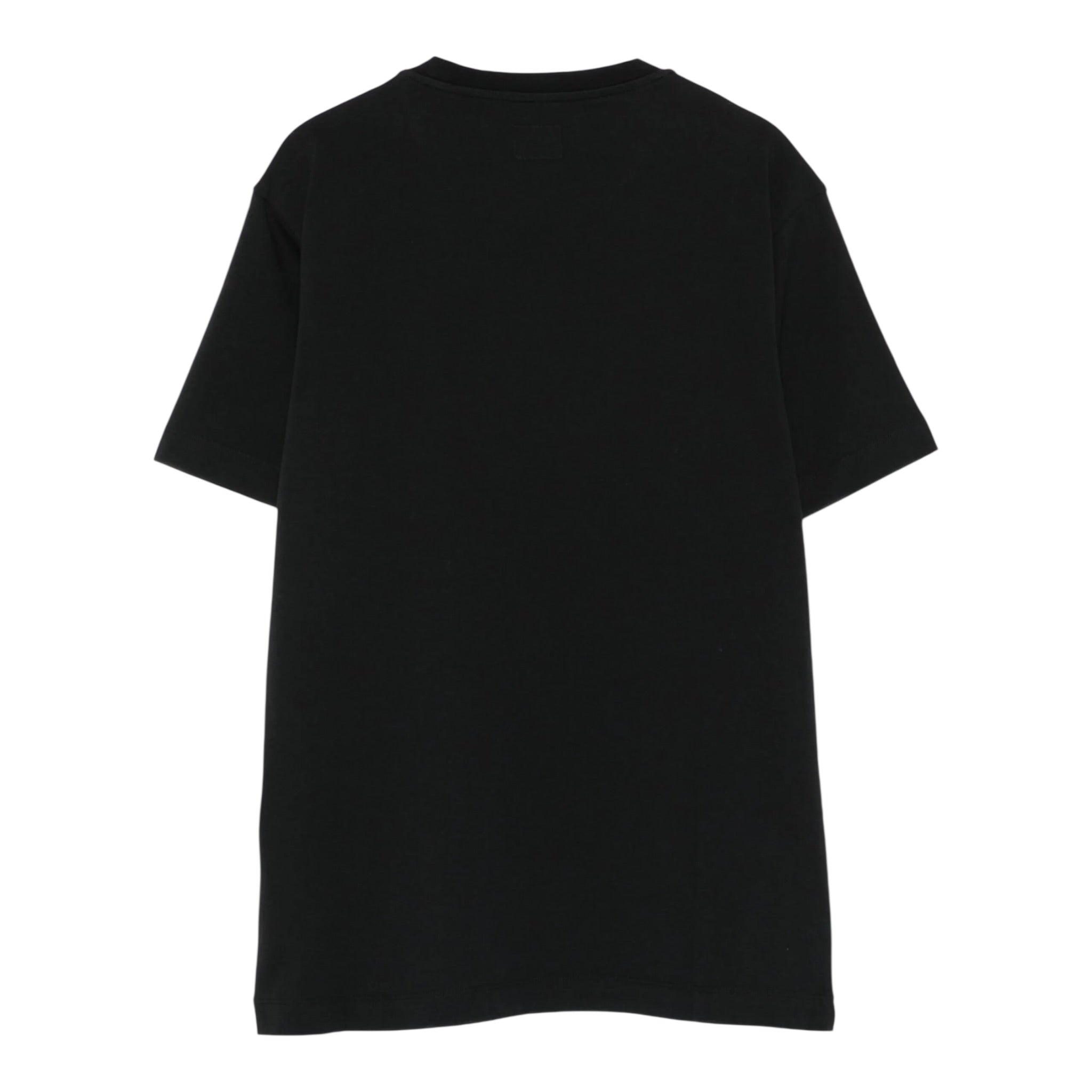 C.P. Company T-Shirt tinta unita con Stampa Nero per Bambino CBM008 NERO C.P. COMPANY 