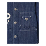 C.P. Company Giubbino Tinta Unita In Denim  per Bambino CUA003X BLU C.P. COMPANY 