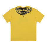 C.P. Company T-Shirt Girocollo tinta unita con Stampa Giallo per Bambino CUM006 GIALLO C.P. COMPANY 