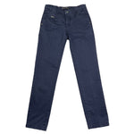 Crocefisso 12 Milano Pantalone Tinta Unita con Girovita Regolabile per Bambino PK0609 BLU CROCEFISSO 12 MILANO 