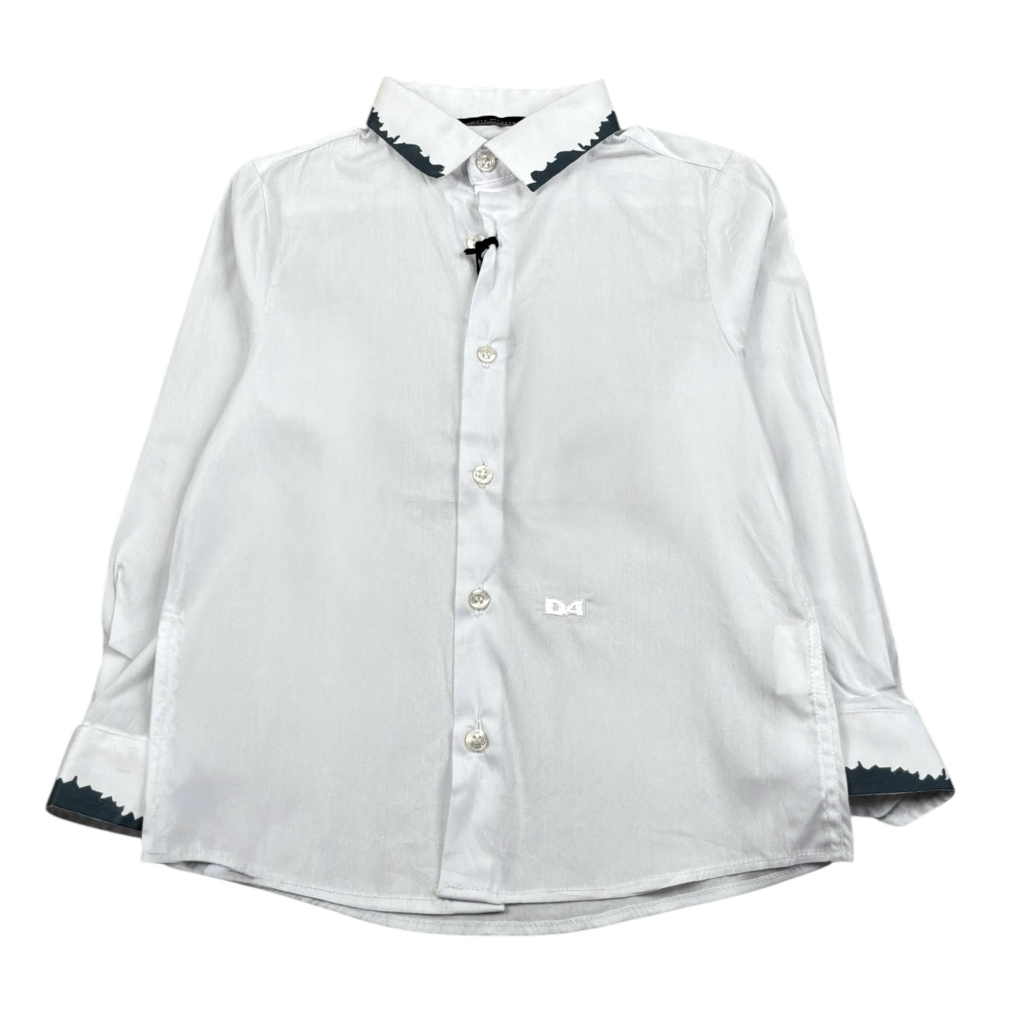 Daniele Alessandrini Camicia Manica Lunga Tinta Unita  per Bambino 1231C1364 BIANCO DANIELE ALESSANDRINI 