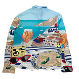 Daniele Alessandrini Camicia Manica Lunga Stampa Fantasia per Bambino 1235C00229 MULTICOLOR DANIELE ALESSANDRINI 