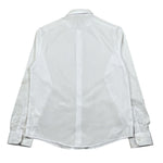 Daniele Alessandrini Camicia Manica Lunga Tinta Unita con Stampa per Bambino 1235C1218 BIANCO DANIELE ALESSANDRINI 