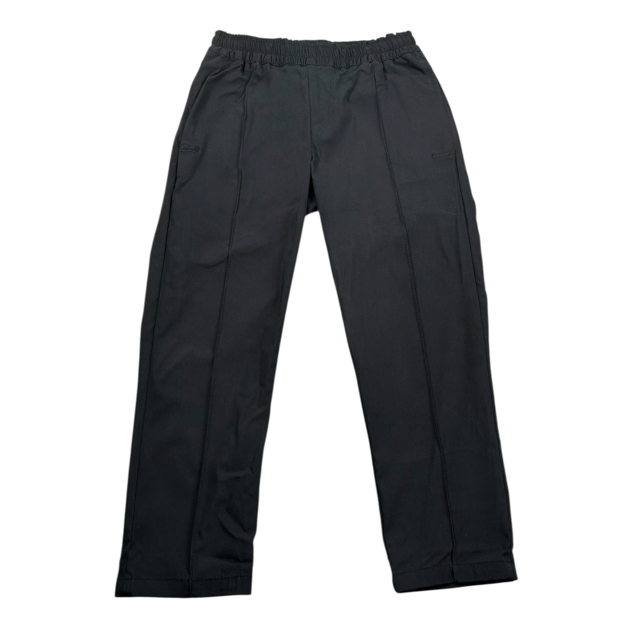 Daniele Alessandrini Pantalone Tinta Unita con Elastico In Vita per Bambino 1235P00016 NERO DANIELE ALESSANDRINI 