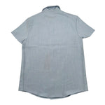 Daniele Alessandrini Camicia Mezza Manica Tinta Unita per Bambino 1236C002300 AZZURRO DANIELE ALESSANDRINI 