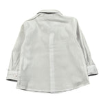 Daniele Alessandrini Camicia Manica Lunga Tinta Unita con Logo per Neonato 1295C00267 BIANCO DANIELE ALESSANDRINI 