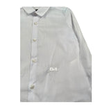 Daniele Alessandrini Camicia Manica Lunga Tinta Unita con Logo per Neonato 1295C00267X BIANCO DANIELE ALESSANDRINI 
