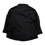 Daniele Alessandrini Camicia Tinta Unita con Logo per Bambino 1295C0778 NERO DANIELE ALESSANDRINI 