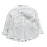 Daniele Alessandrini Camicia tinta unita con Stampa Bianco per Neonato 1295C0823 BIANCO DANIELE ALESSANDRINI 