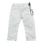 Daniele Alessandrini Pantalone tinta unita con Girovita Regolabile Bianco per Neonato 1295P0869 BIANCO DANIELE ALESSANDRINI 
