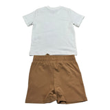 Daniele Alessandrini Completo 2 Pezzi T-Shirt-Bermuda per Neonato 1296K00283 BIANCO DANIELE ALESSANDRINI 