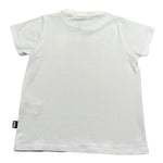 Daniele Alessandrini T-Shirt Girocollo Tinta Unita con Logo per Bambino 1296M00007J BIANCO DANIELE ALESSANDRINI 