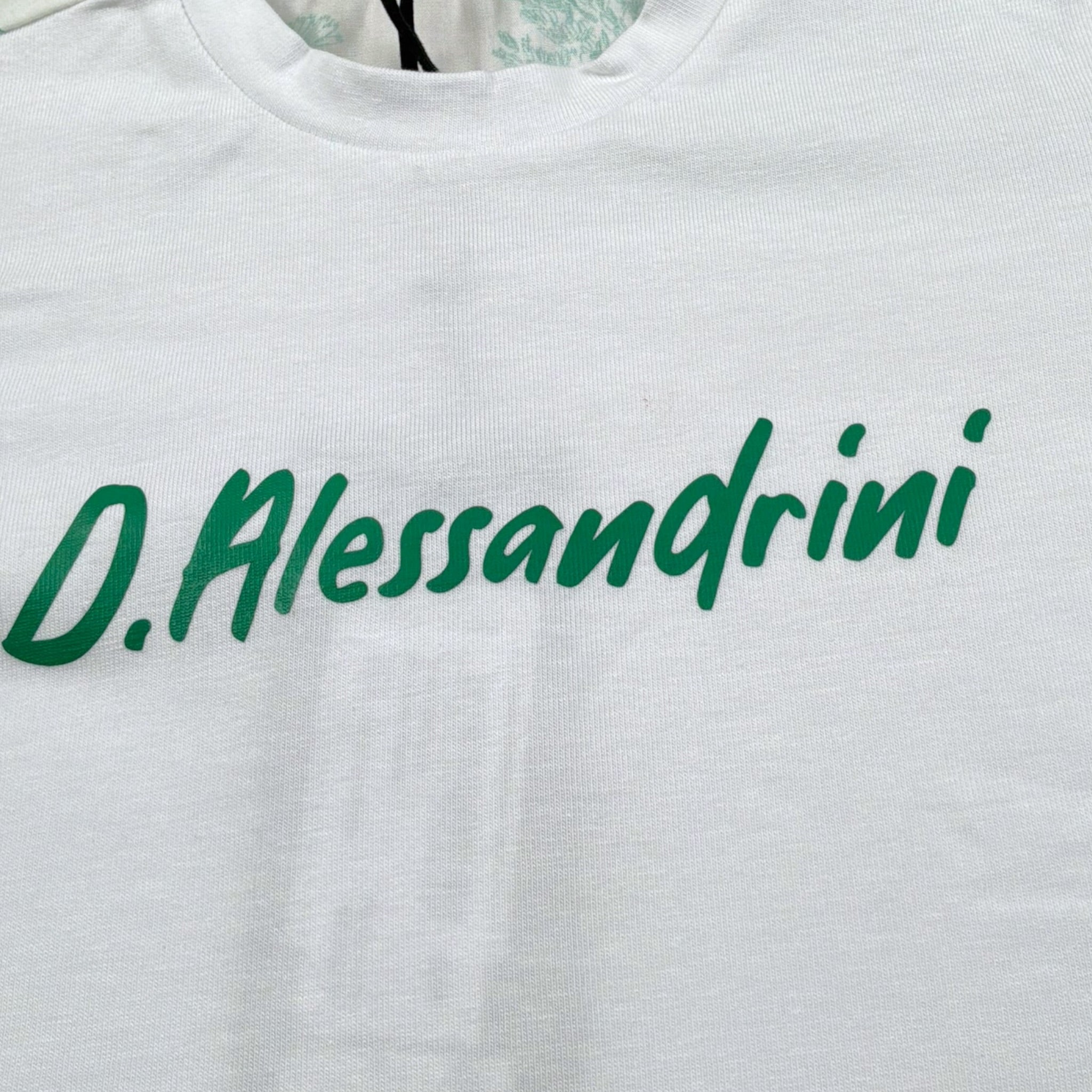 Daniele Alessandrini T-Shirt Tinta Unita con Stampa per Neonato 1296M00223X BIANCO DANIELE ALESSANDRINI 