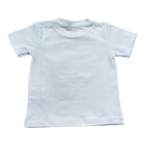 Daniele Alessandrini T-Shirt Girocollo Tinta Unita con Stampa per Neonato 1296M00237 BIANCO DANIELE ALESSANDRINI 