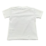 Daniele Alessandrini T-Shirt Girocollo Tinta Unita con Stampa per Neonato 1296M00237XX BIANCO DANIELE ALESSANDRINI 