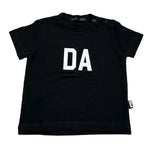 Daniele Alessandrini T-Shirt Girocollo Tinta Unita con Stampa per Neonato 1296M00270 NERO DANIELE ALESSANDRINI 