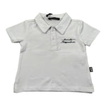 Daniele Alessandrini Polo Mezza Manica Tinta Unita con Logo per Neonato 1296MP00209 BIANCO DANIELE ALESSANDRINI 