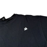 Defend T-Shirt Girocollo tinta unita con Stampa Nero per Bambino SI8SI NERO DEFEND 
