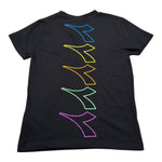 Diadora T-Shirt Girocollo tinta unita con Logo Nero per Bambino 033218 NERO DIADORA 