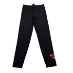 Diadora Leggins tinta unita con Logo Nero per Bambina S4DIBGSL NERO DIADORA 
